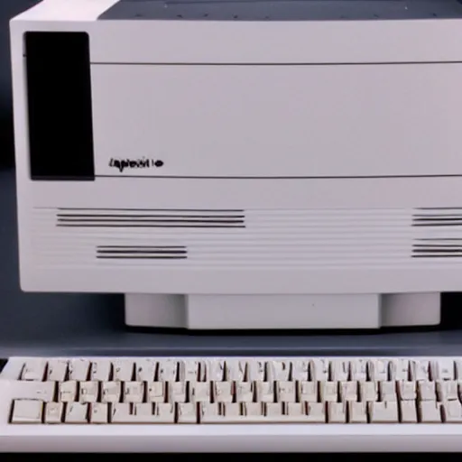 Prompt: The Apple IIx Turbo home computer, 1993