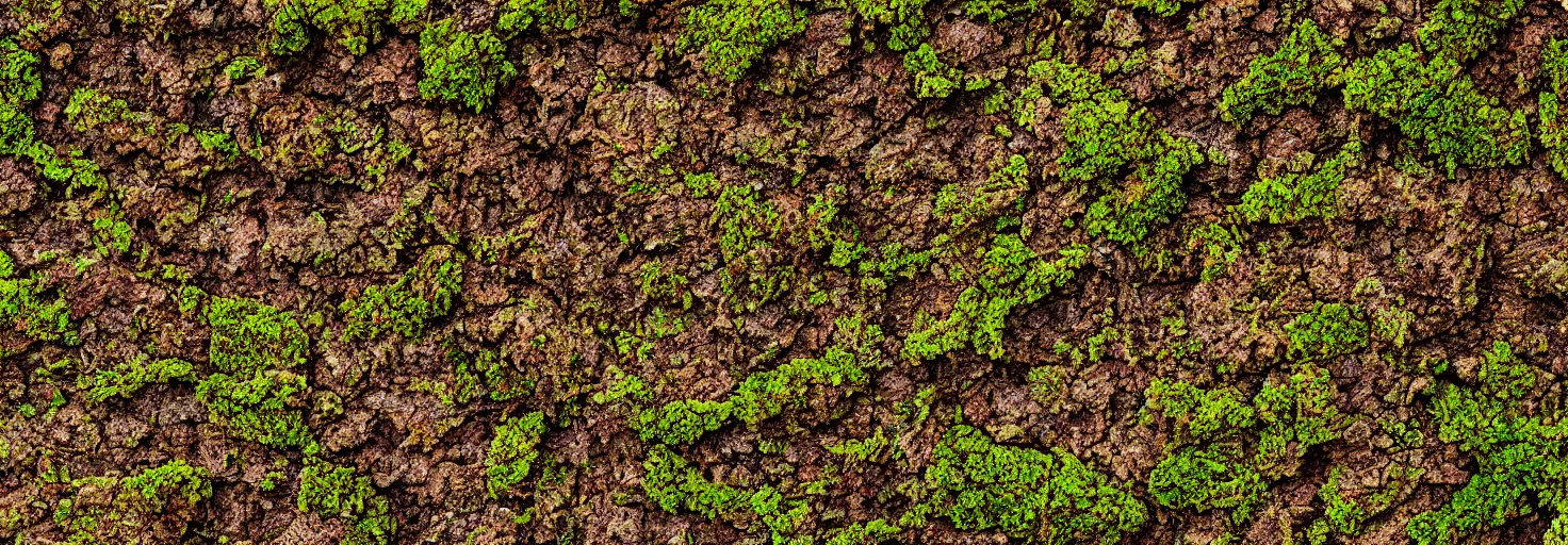 Image similar to a detailed dirt earth moss stone texture, brown, megalophobia, digital art, striking, photorealistic, brightly lit, Wes Anderson, Poster, cinematography, masterpiece