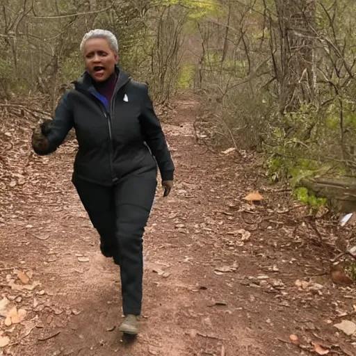 Image similar to Lori Lightfoot trail cam footage