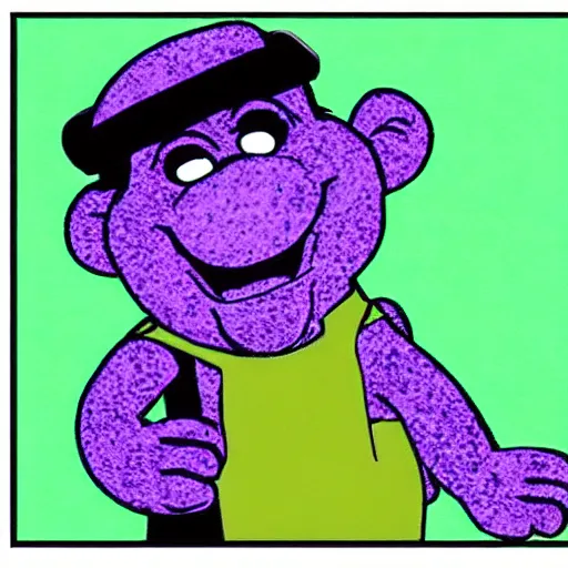 Image similar to Barney