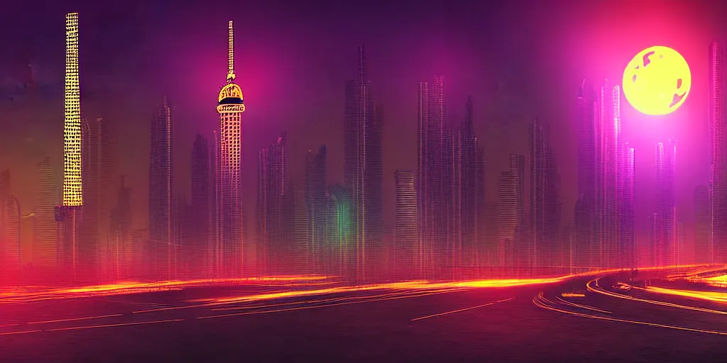 Prompt: city of Sao Paulo at night, with steampunk cars, futuristic, digital art, anime style, cyberpunk