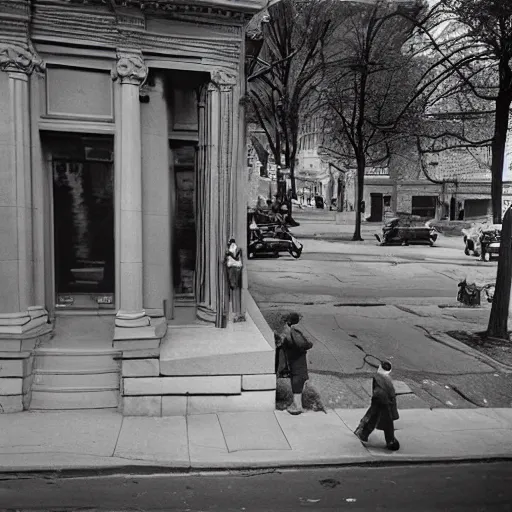 Prompt: a real photo example of vivian maier's work, ultra detailed