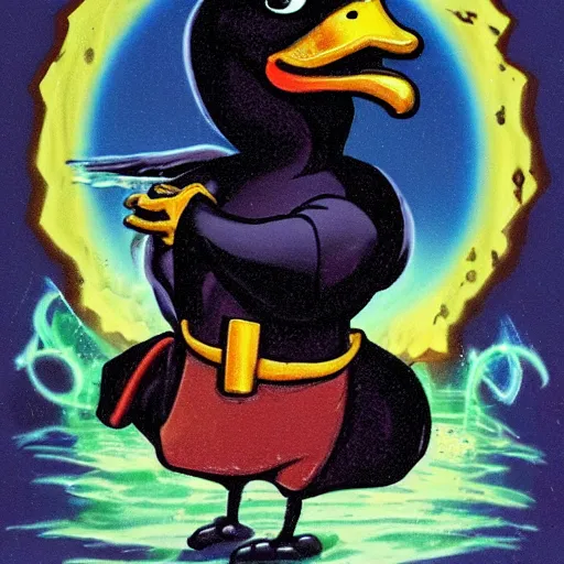 Prompt: dark lord duck