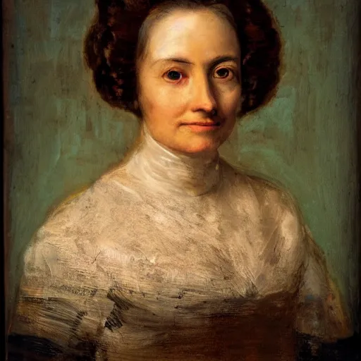 Image similar to portrait of a woman, her name is julia