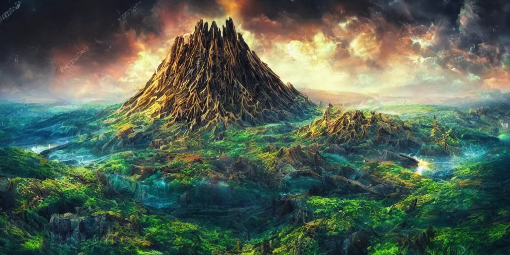 Image similar to amazing very beautiful crazy landscape photo of a secret civilization, hyperdetailed, nice colors, cinematic masterpiece