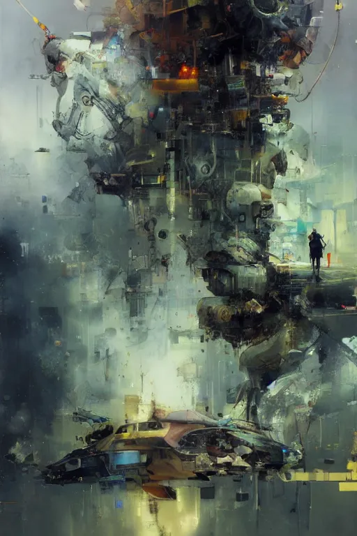 Prompt: it is my great regret that we live in an age that is proud of machines that think and suspicious of people who try to., by ryohei hase, by john berkey, by jakub rozalski, by john martin
