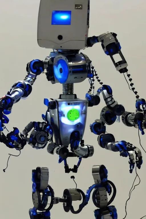 Image similar to a robot with sensors and motors