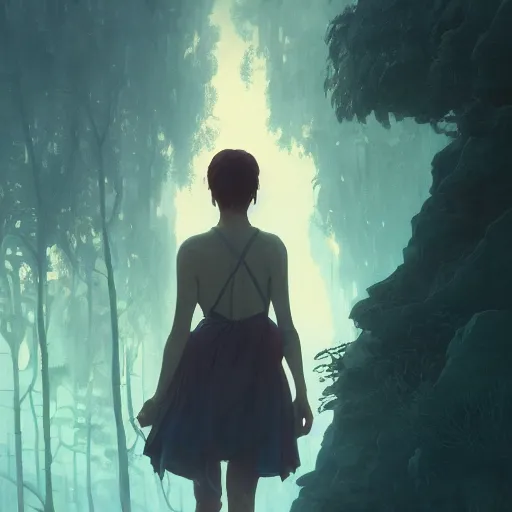 Image similar to a lonely back, sorrowful, highly detailed vfx portrait, unreal engine, greg rutkowski, loish, rhads, caspar david friedrich, makoto shinkai and lois van baarle, ilya kuvshinov, rossdraws, elegent, tom bagshaw, alphonse mucha, global illumination, detailed and intricate environment.