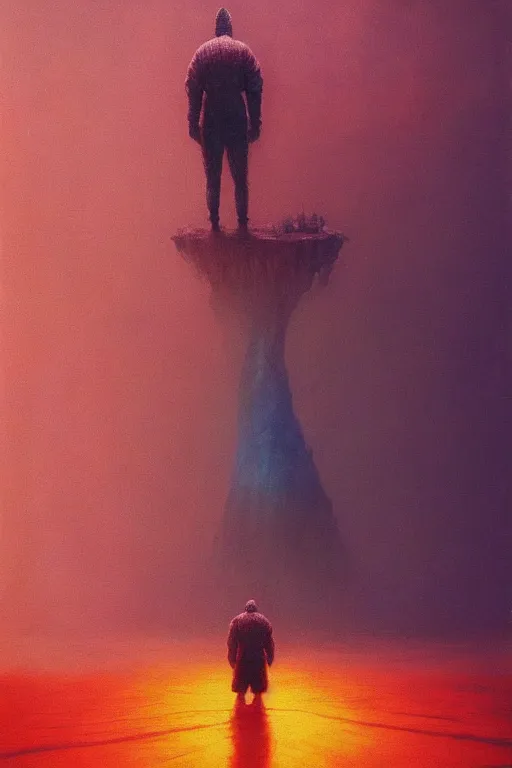 Image similar to 🌈, dreamlike, psychedelic, otherworldly, weird, cyberpunk, vaporware, interesting details, volumetric lighting, dramatic, fantasy, by moebius, by zdzisław beksinski, fantasy lut, epic composition, 8 k,