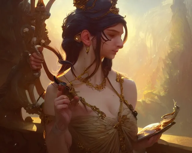 Prompt: photography of muxxi, deep focus, d & d, fantasy, intricate, elegant, highly detailed, digital painting, artstation, concept art, matte, sharp focus, illustration, hearthstone, art by artgerm and greg rutkowski and alphonse mucha