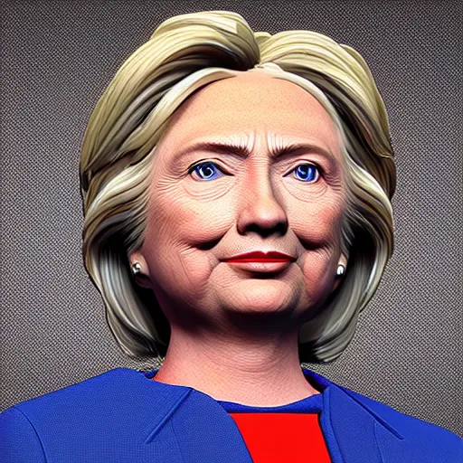 Prompt: how to 3 d model hillary clinton in blender tutorial