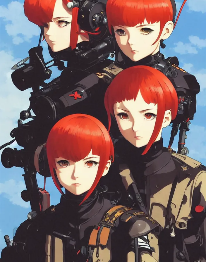 Image similar to ilya kuvshinov anime illustration tank girl, last exile, murata range, fine detail, perfect anime face, dramatic lighting, dynamic composition, art deco, cel shading, vivid, rich texture, yoshinari yoh, alphonse mucha, ( ( ( colorful ) ) )