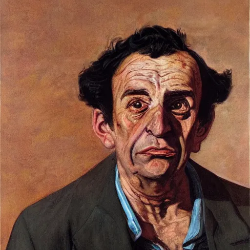 Image similar to portrait of antonio variacoes, painting by paula rego, high detail, high resolution