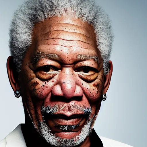 Image similar to morgan freeman as s'mores, ultra realistic, 4 k