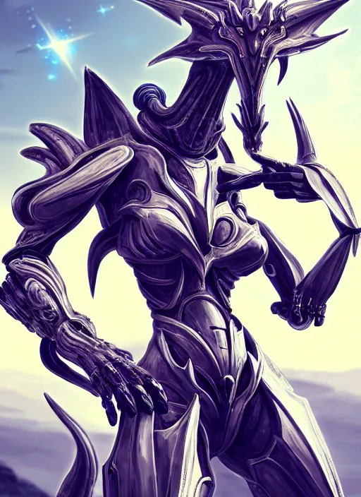 Image similar to goddess shot, galactic sized stunning beautiful anthropomorphic robot mecha female dragon, in space, larger than planets, posing elegantly, holding earth in sharp claws, detailed silver armor, epic proportions, epic scale, ultra detailed digital art, furry art, macro art, dragon art, giantess art, warframe fanart, furaffinity, deviantart, realistic