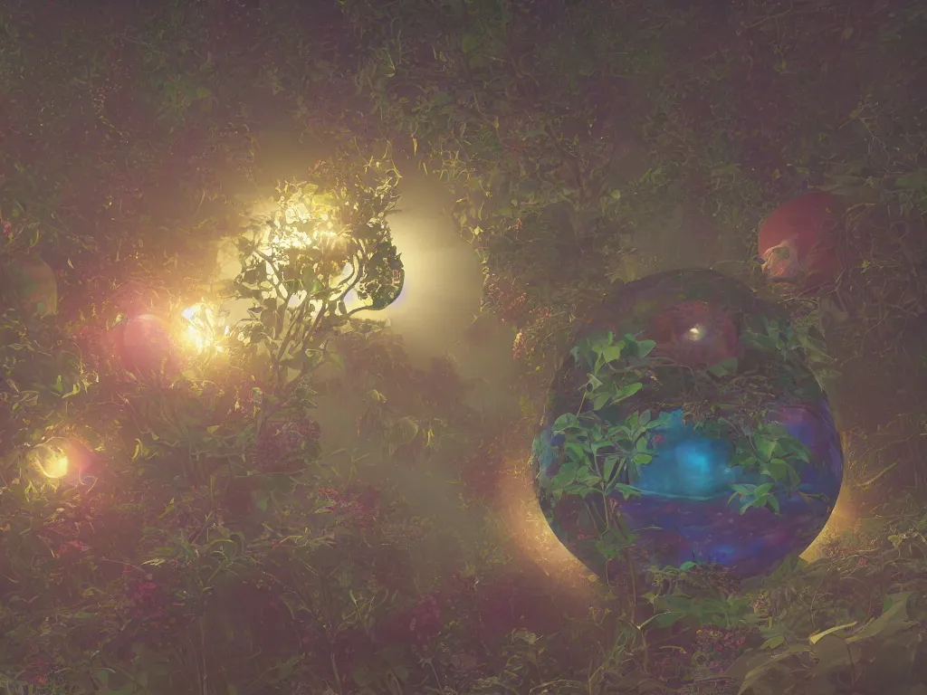 Image similar to 3 d render, sunlight study, the universe is a spheroid region 7 0 5 meters in diameter, art nouveau, by rachel ruysch and ( ( ( ( ( lisa frank ) ) ) ) ), 8 k, sharp focus, octane render