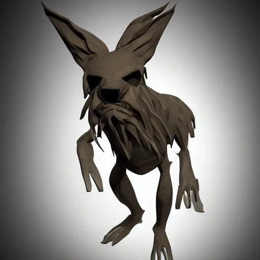 Image similar to deformed quadruped dog creature with scary pointy spindley lims, uncanny valley, liminal, creepypasta, nightmare