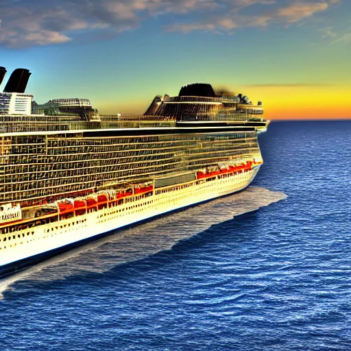 Image similar to olsen the norwegian cruise ship, realistic, hdr, hdd, clear image,