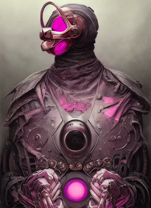 Image similar to cyber penguin downtown cn tower mf doom reptile eyes, pink skin. intricate, elegant, highly detailed, centered, digital painting, artstation, concept art, smooth, sharp focus, illustration, artgerm, tomasz alen kopera, peter mohrbacher, donato giancola, joseph christian leyendecker, wlop, frank frazetta