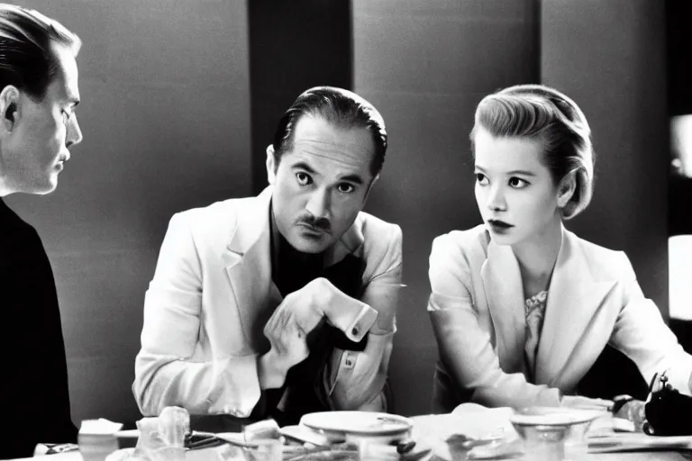 Image similar to a still of the movie lost in translation directed by billy wilder in 1 9 4 5