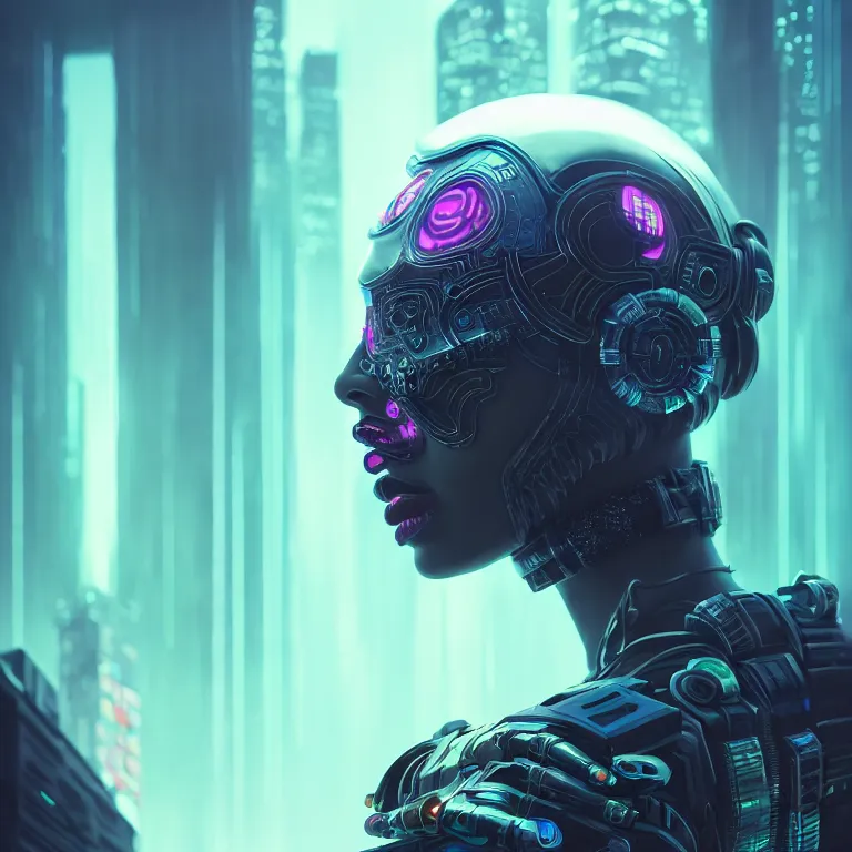 Image similar to futuristic cyberpunk tribal aprincess in skull mask symmetrical artwork by Tooth Wu and wlop and beeple. octane render, trending on artstation, greg rutkowski very coherent symmetrical artwork. cinematic, hyper realism, high detail, octane render, 8k