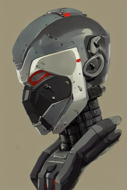 Image similar to robot ninja mask helmet metal gear solid training suit swat commando, aesthetic octane render, 8 k hd resolution, by ilya kuvshinov and cushart krentz and gilleard james, by carl warner and jim woodring, trending on artstation : 1. 5, sweet joy harmony color scheme