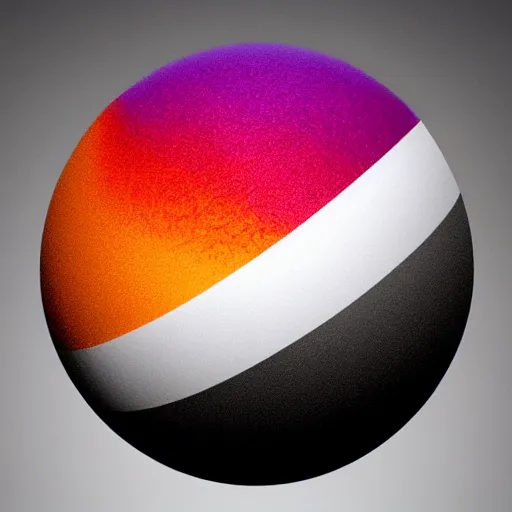 Image similar to a ball made up of only colors yet underneath by human eyes