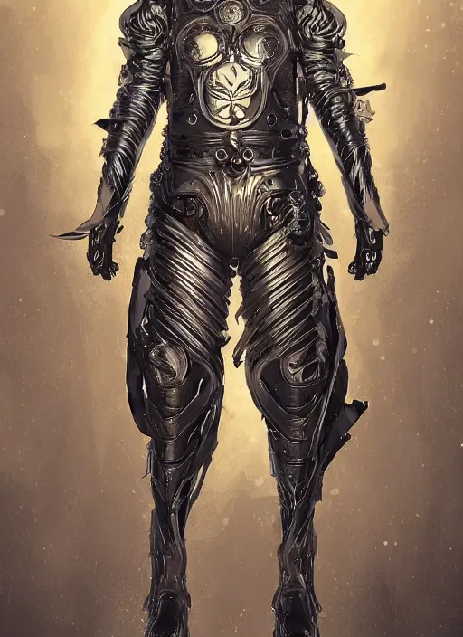 Prompt: powerful male tin man, willem dafoe as tinman, full body character concept, covered in full metal plating, art nouveau, super powers, fantasy, intricate, elegant, highly detailed, digital painting, artstation, concept art, shining, sharp focus, illustration, art by stanley lau