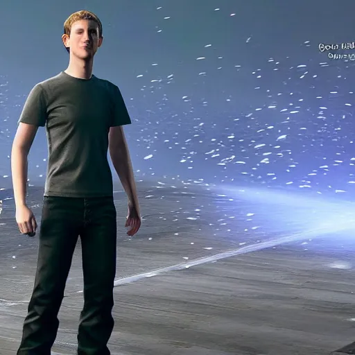 Image similar to Mark Zuckerberg in Final Fantasy