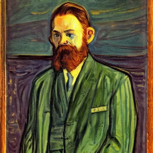 Prompt: skrik painted by Edward munch