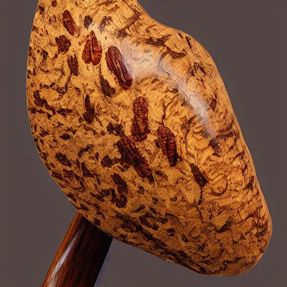 Image similar to pecan hardwood burl, photo realistic, 8k, highly detailed,