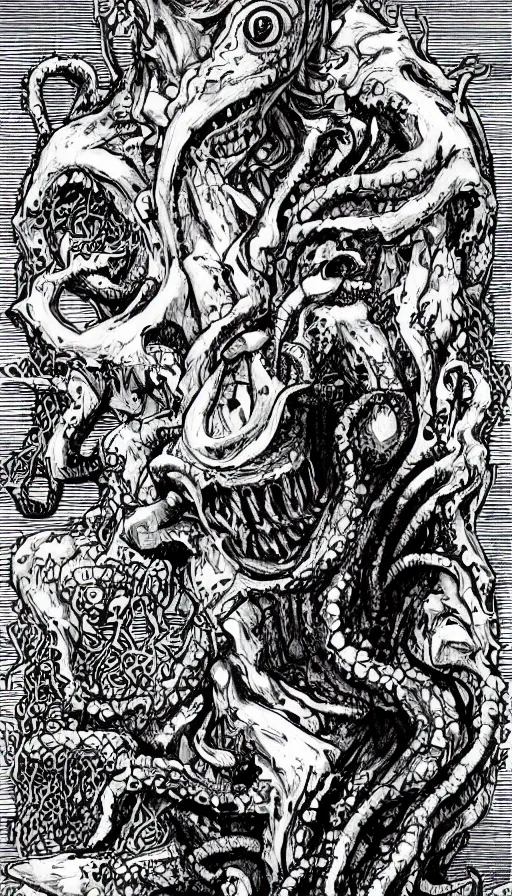 Image similar to monster lovecraft