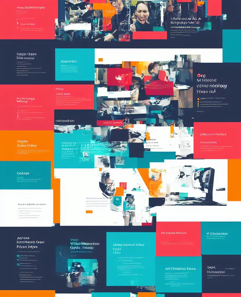 Prompt: website homepage design for a technology company called Get Brave, use expressive color pallette and swirling colors