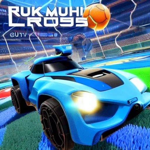 Image similar to elon mush on rocket league