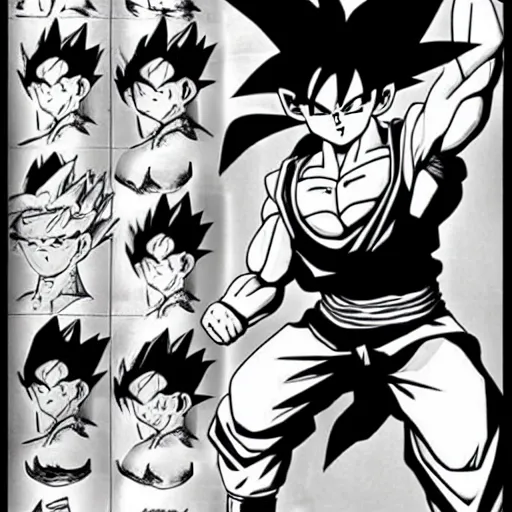 Image similar to goku wearing female clothes