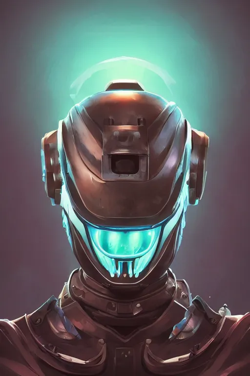 Image similar to epic mask helmet robot ninja portrait stylized as fornite style game design fanart by concept artist gervasio canda, behance hd by jesper ejsing, by rhads, makoto shinkai and lois van baarle, ilya kuvshinov, rossdraws global illumination radiating a glowing aura global illumination ray tracing hdr render in unreal engine 5