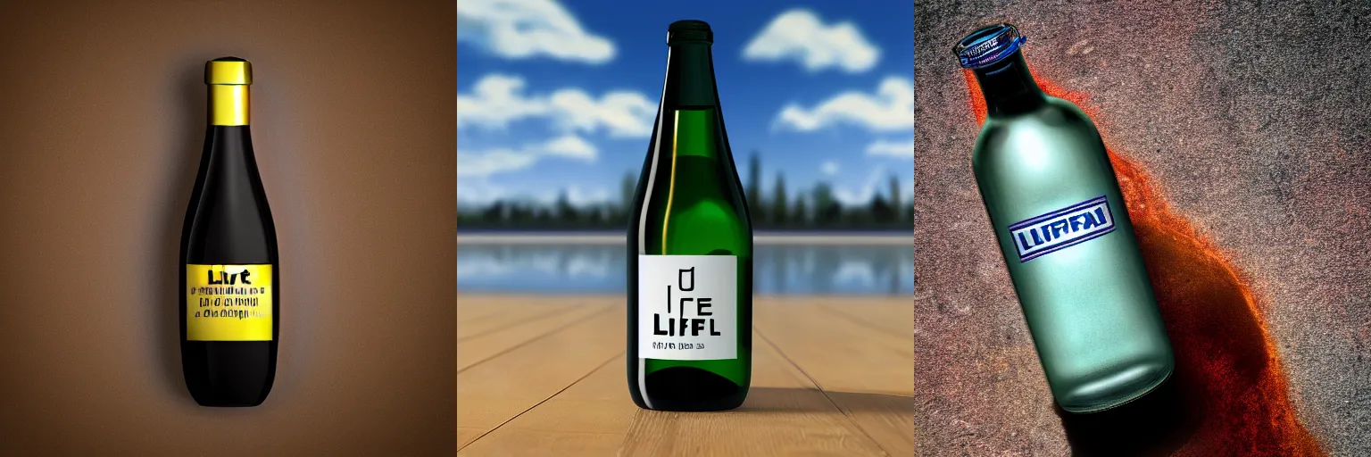 Prompt: Bottle of life 8k hyperealistic