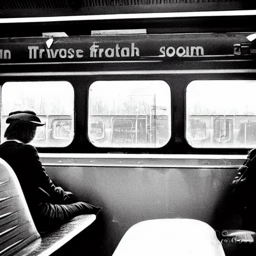 Image similar to candid train graffiti surrealist masterpiece, nostalgic photography