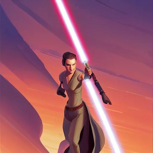 Image similar to padme amidala ( natalie portman ), star wars attack of the clones, game design fanart by concept artist gervasio canda, behance hd by jesper ejsing, by rhads, makoto shinkai and lois van baarle, ilya kuvshinov