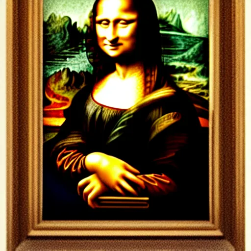 Image similar to the mona lisa