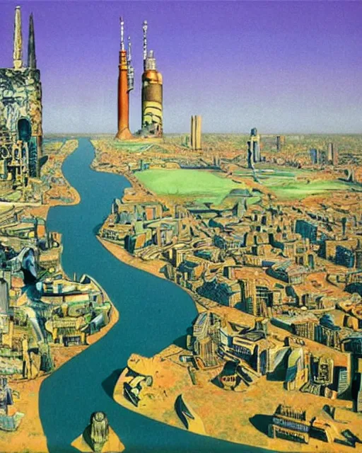 Image similar to berlin by roger dean