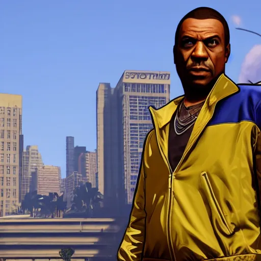 Image similar to among us game characters inside GTA v loading screen