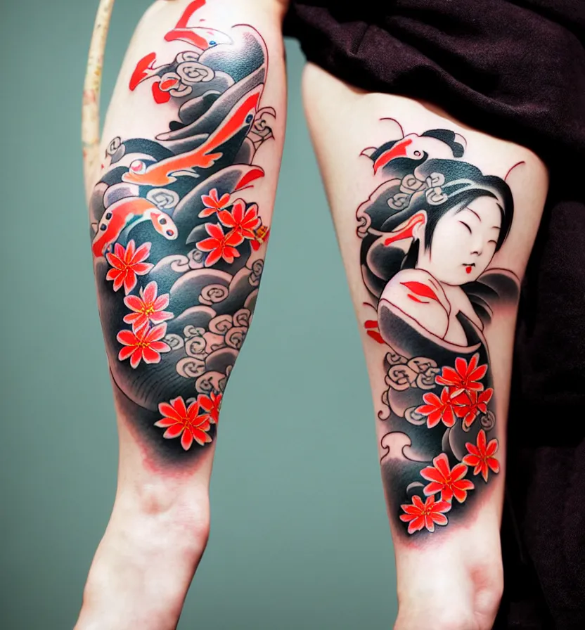 Japanesse sleeve by Douglas Billian: TattooNOW