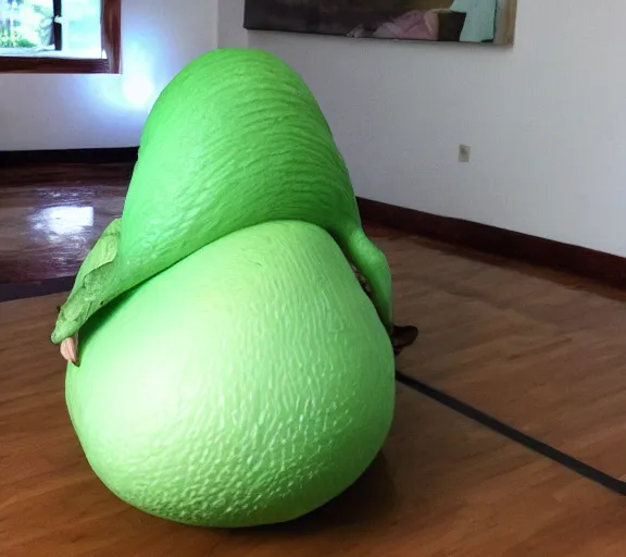 Image similar to yoshi laying a big stinky egg