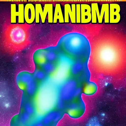 Prompt: humanoid cosmic blob, hd