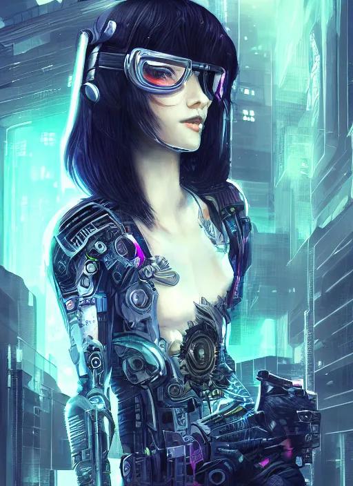 Image similar to teen elf, cyberpunk hacker, black hair, gorgeous, amazing, elegant, intricate, highly detailed, digital painting, artstation, concept art, sharp focus, illustration, art by ross tran