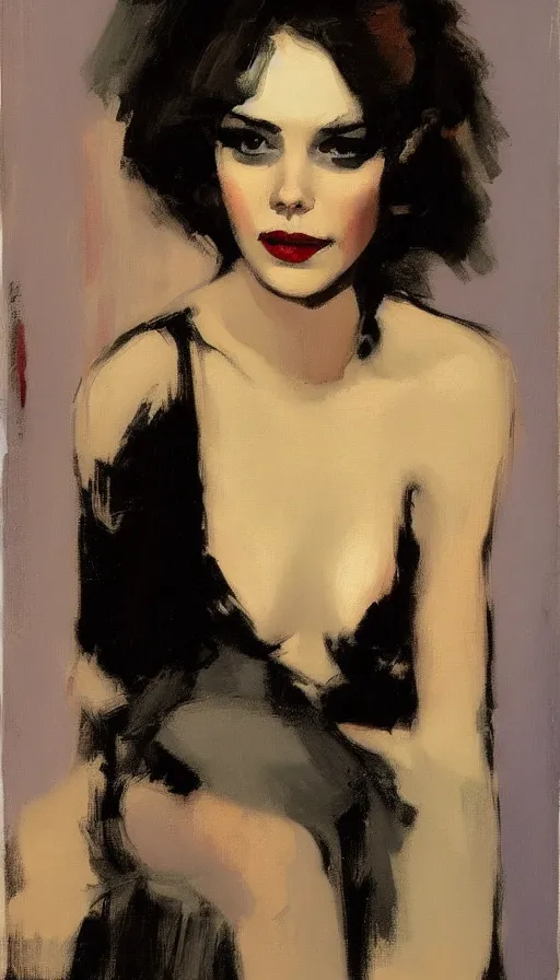 Image similar to a beautiful woman, portrait, by malcolm t. liepke