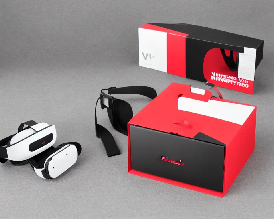 Image similar to nintendo VR headset box
