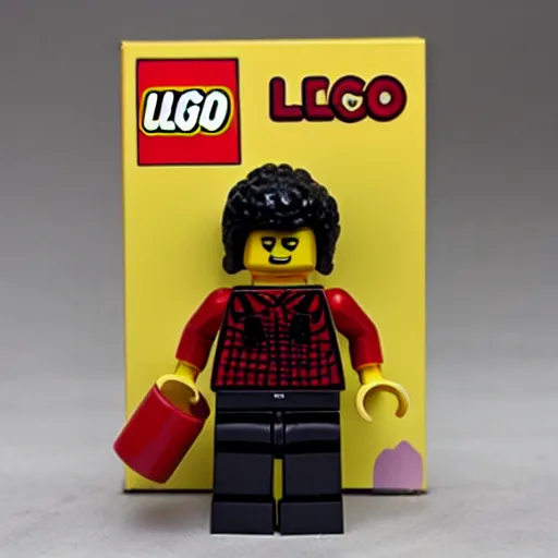 Image similar to maya angelou, lego vinyl action figure, plastic, toy, butcher billy style