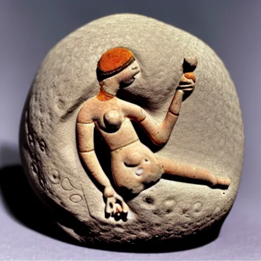 Prompt: venus paleolithic figurine